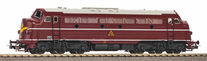 Sound-Diesellok My 1100 DSB III Wechselstromversion, inkl. PIKO Sound-Decoder