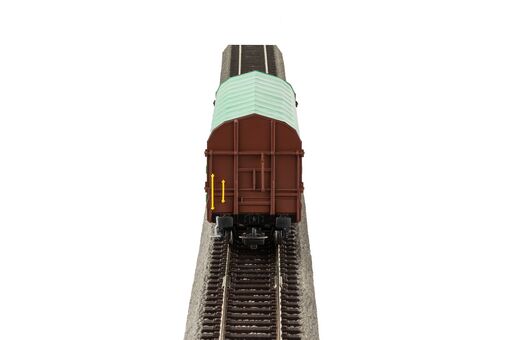 Sliding tarp brown/gray SNCB VI