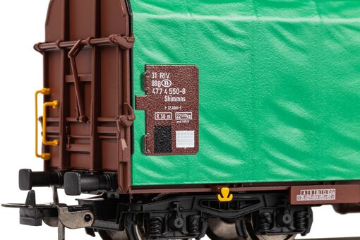 Sliding tarp brown/gray SNCB VI