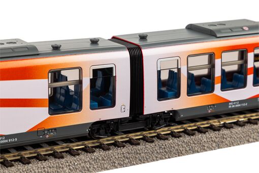 Sound-Dieseltriebwagen "Desiro" Midtjyske Jernbaner VI Wechselstromversion, inkl. PIKO Sound-Decoder