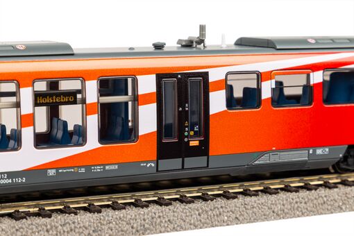 Sound-Dieseltriebwagen "Desiro" Midtjyske Jernbaner VI Wechselstromversion, inkl. PIKO Sound-Decoder