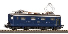 GER: E-Lok/Sound Re 4/4 I 409 blau SBB III + PluX22 Dec.