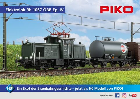 Sound-E-Lok Rh 1067 ÖBB IV Wechselstromversion, inkl. PIKO Sound-Decoder