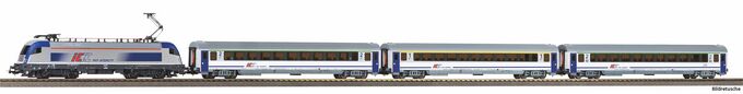 GER: Start-Set E-Lok EU 44 + 3 Wg. PKP IC VI A-Gleis + B