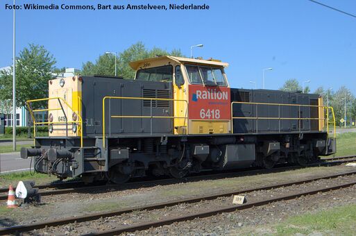 Sound-Diesellok 6400 Railion Logistics NL VI Wechselstromversion, inkl. PIKO Spund-Decoder