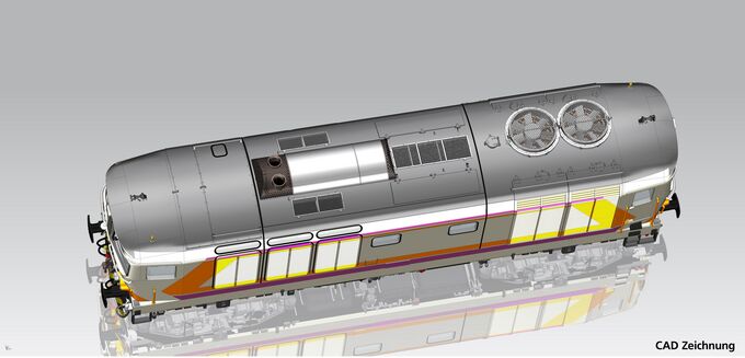 Sound-Diesellok D.445 FS IV Wechselstromversio, inkl. PIKO Sound-Decoder und Digital-Kupplung