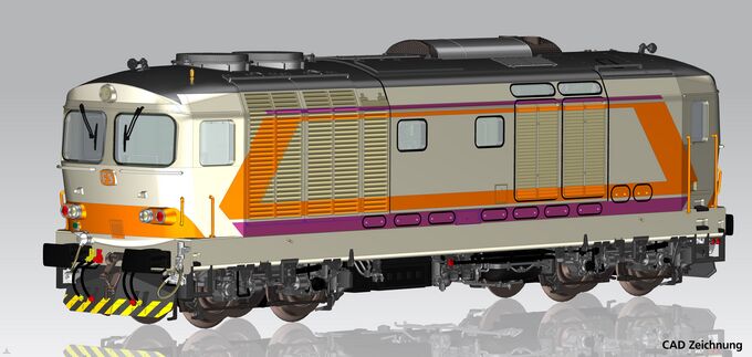 Sound-Diesellok D.445 FS IV Wechselstromversio, inkl. PIKO Sound-Decoder und Digital-Kupplung