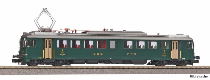 Sound-E-Triebwagen RBe 4/4 1406 Prototyp, alte Schrift, SBB IV, inkl. PIKO Sound-Decoder