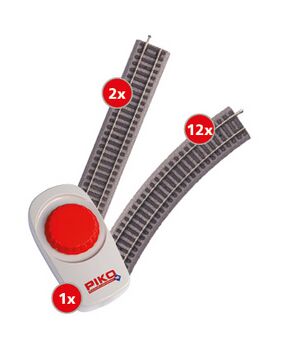 GER: Start-Set kids Güterzug BR 218 DB AG mit zwei offenen Güterwagen Eaos