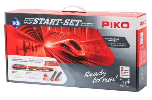 GER: Start-Set kids Güterzug BR 218 DB AG mit zwei offenen Güterwagen Eaos