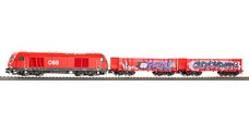 Start-Set kids Güterzug Rh 2016 ÖBB mit zwei offenen Güterwagen Eaos