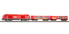 Start-Set kids Güterzug Rh 2016 ÖBB mit zwei offenen Güterwagen Eaos
