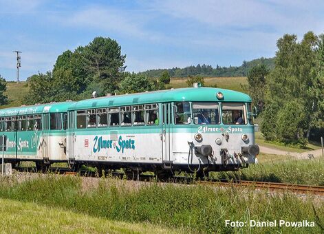 Sound-Dieseltriebwagen 798 + Steuerwagen Ulmer Spatz DB AG V Wechselstrom, inkl. PIKO Sound-Decoder