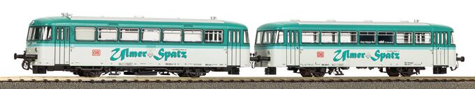 Sound-Dieseltriebwagen 798 + Steuerwagen Ulmer Spatz DB AG V Wechselstrom, inkl. PIKO Sound-Decoder