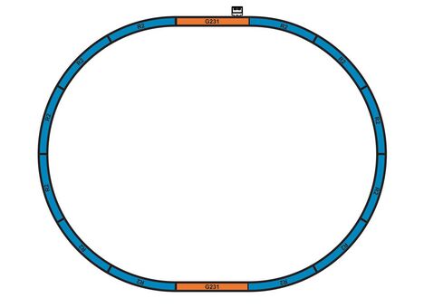 Start-Set mit Bettung Dampflok BR 80 VSM mit Personenwagen NS VI