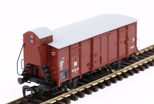 TT Gedeckter Güterwagen G02 DR III mit Bremserhaus