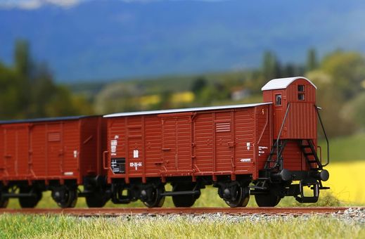 TT Gedeckter Güterwagen G02 DR III mit Bremserhaus