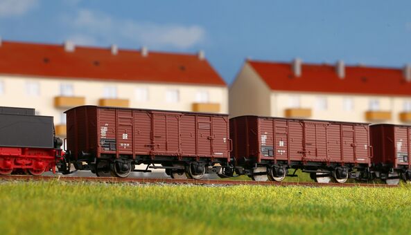 TT Gedeckter Güterwagen G02 DR III ohne Bremserhaus