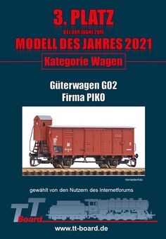 TT Gedeckter Güterwagen G02 DR III ohne Bremserhaus