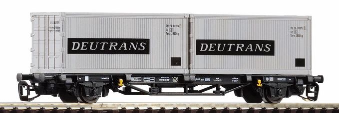TT Containertragwagen Lgs579 DR IV 2x20' Deutrans