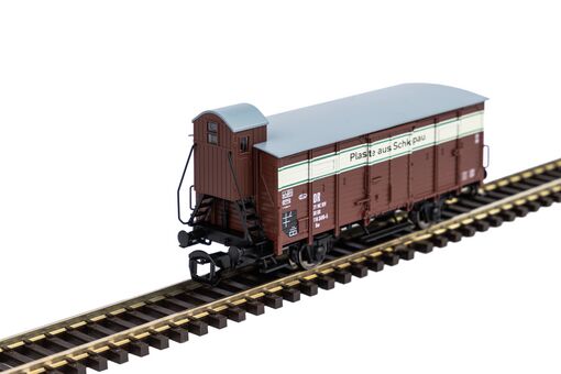TT Gedeckter Güterwagen G02 DR III mit Bremserhaus