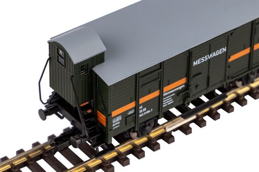 TT Messwagen Gedeckter Güterwagen G02 DR IV mit Bremserhaus