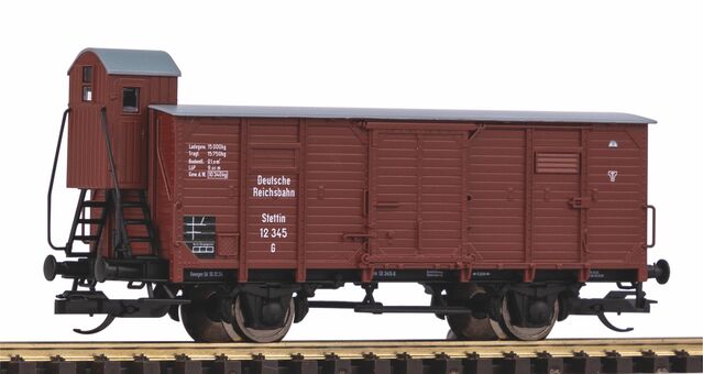TT Gedeckter Güterwagen G02 DRG II mit Bremserhaus