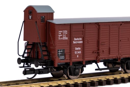 TT Gedeckter Güterwagen G02 DRG II mit Bremserhaus