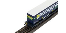 Taschenwagen T3000e Cemat mit 2 "Dissegna" Trailern SBB VI