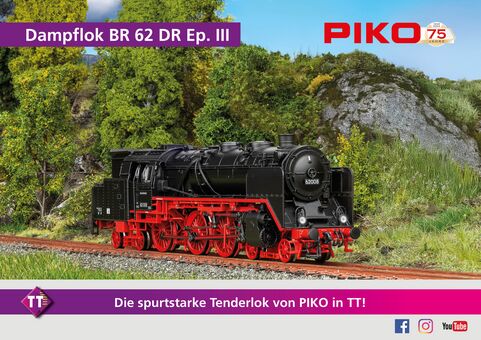 TT Dampflok BR 62 DR III