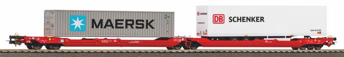 T3000e Intermodal w/1 40' Maersk cont + 1 PNO trlr DB VI
