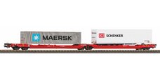 T3000e Intermodal w/1 40' Maersk cont + 1 PNO trlr DB VI