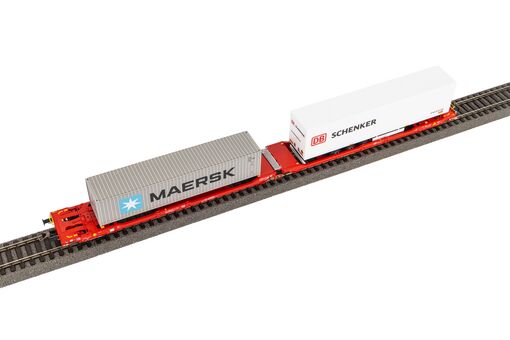 T3000e Intermodal w/1 40' Maersk cont + 1 PNO trlr DB VI