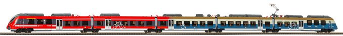 GER: TT Triebwagen Talent 2 S-Bahn Roststock 5-tlg. Jubil&auml;um VI