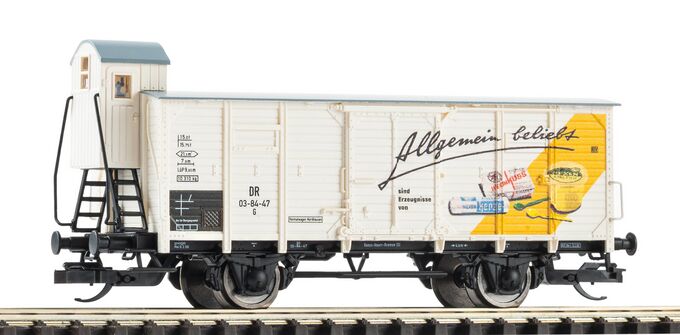 TT Gedeckter G&uuml;terwagen G02 Hexenkuss DR III mit Bremserhaus
