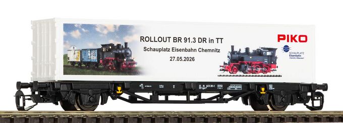 TT Containertragwagen Roll Out BR 91.3 Chemnitz