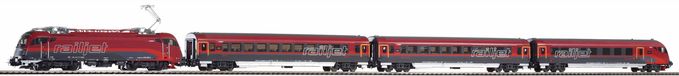 ~Set Rh 1216 Electric + 3 Cars Railjet ÖBB V