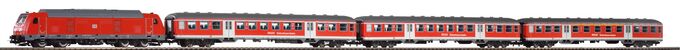 Set BR 245 + 3 Silver Coin Cars DB VI