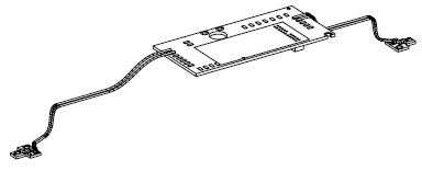 Hauptplatine mit Beleuchtungsplatine